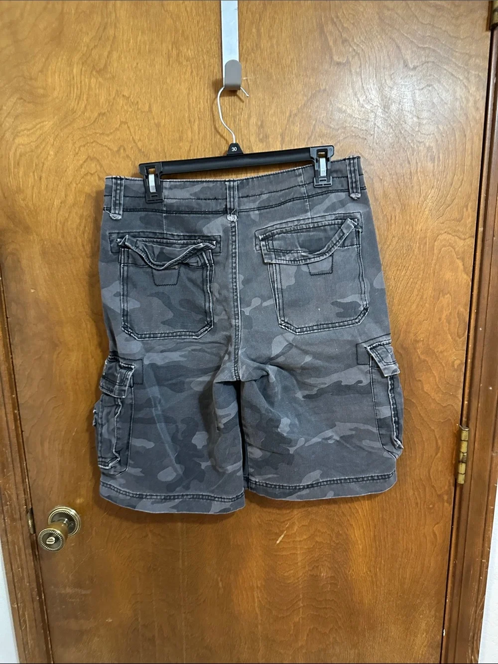 UNIONBAY Gray Camo Cargo Shorts